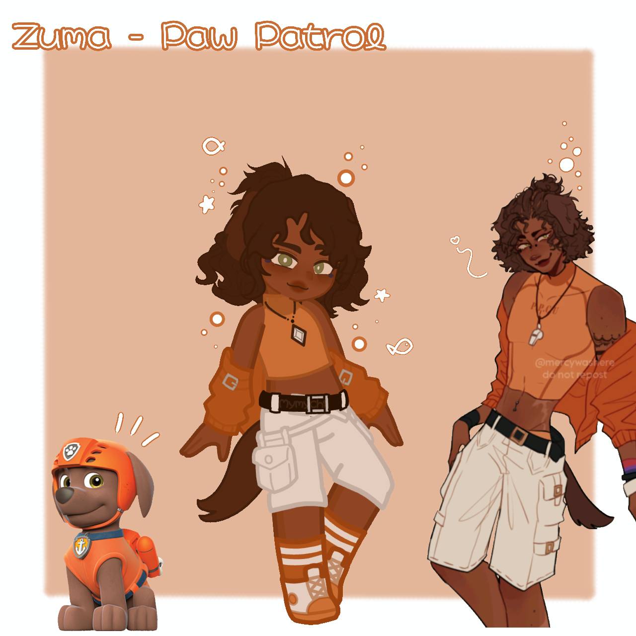 Zuma Deviantart Zuma - Paw Patrol, Illustration by Mercywashere by Merllinhoppy on ...