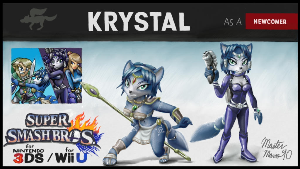 Krystal for Super Smash Bros.
