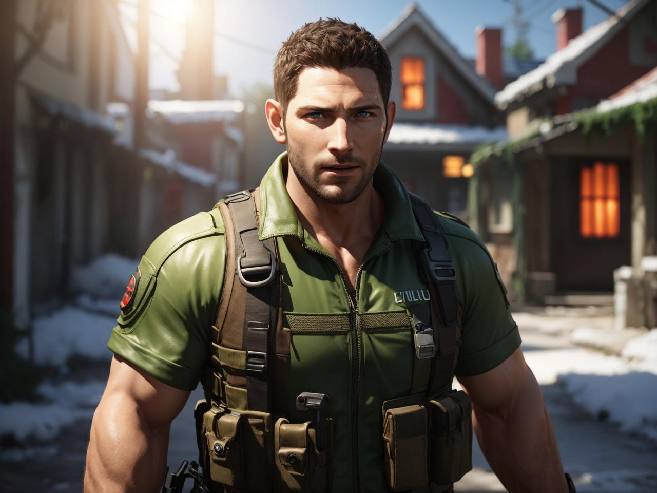 Chris Redfield AI 1 by Shenatox on DeviantArt