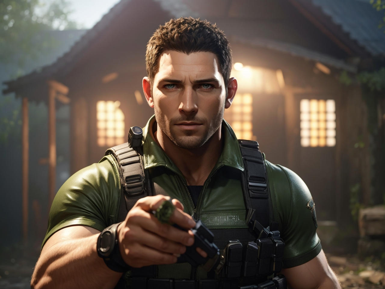Chris Redfield AI 4 by Shenatox on DeviantArt