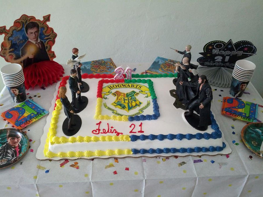 My Birthday Harry Potter Cake :D by Estrella-Night on DeviantArt