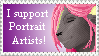 .I Support Portrait Artists.