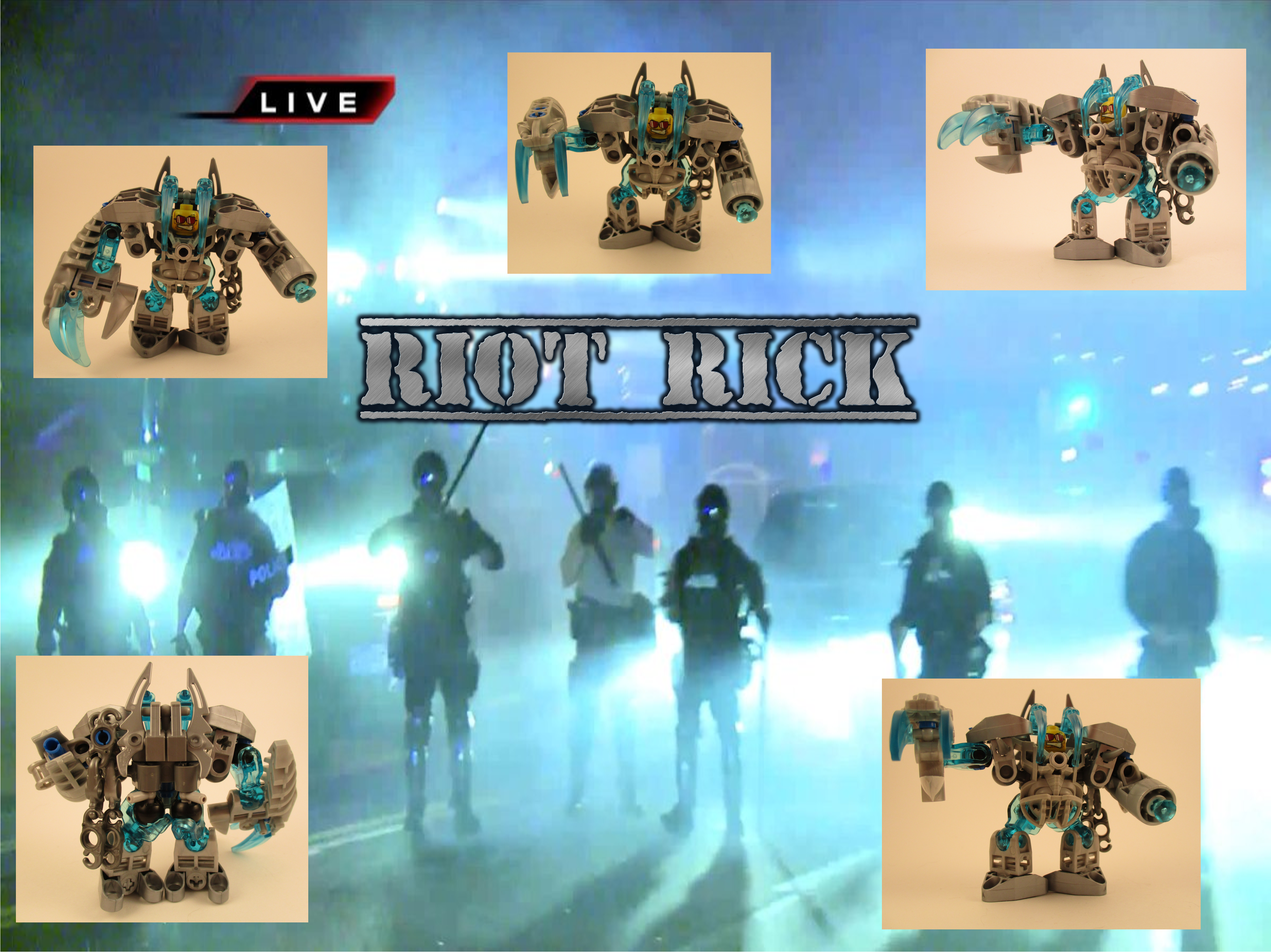 MOC: Riot Rick (Riot Squad Captain)