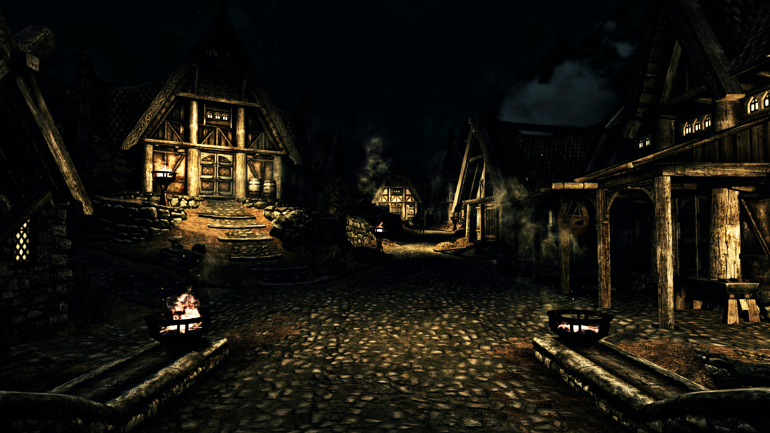 Night in Whiterun