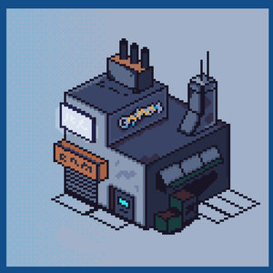 Mechanic Building - Pixel Art