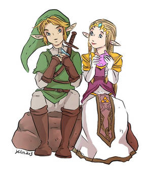 Link and Zelda