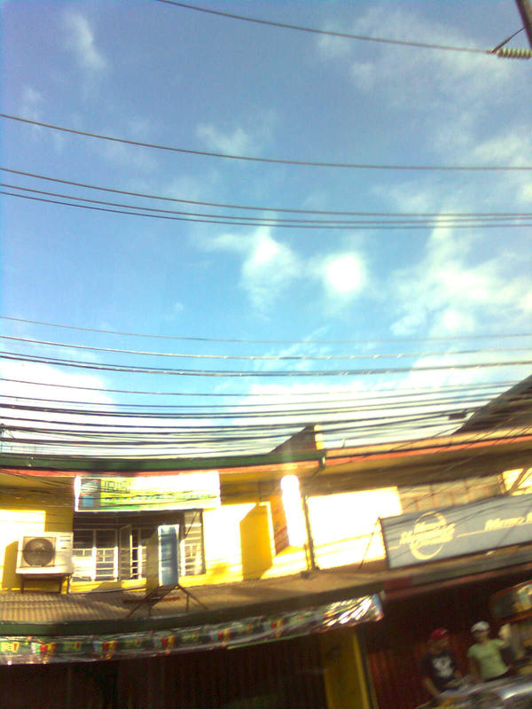 Powerlines on the sky