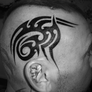 Tribal thru the skull