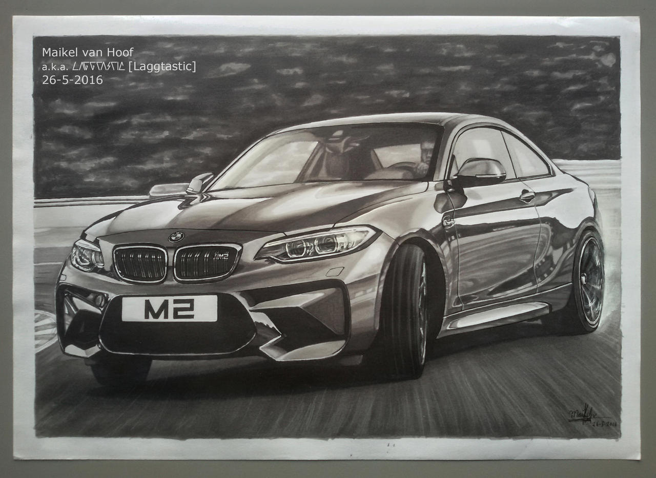 BMW M2 Coupe Drift marker drawing