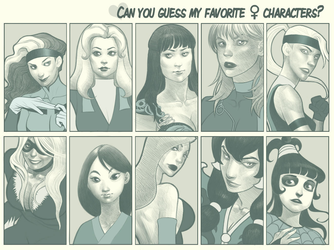 Favourite ladies from 90s