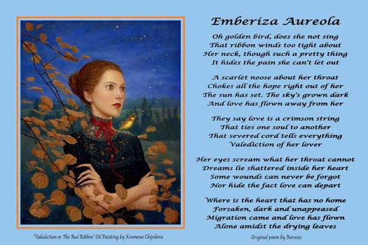 Emberiza Aureola - (with painting)