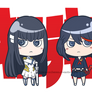 Chibi Ryuko and Satsuki
