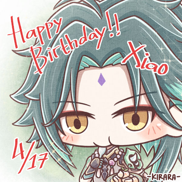 Happy Birthday Xiao!! by Kirara-CecilVenes