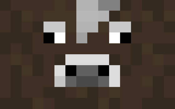 Minecraft Cow Wallpaper