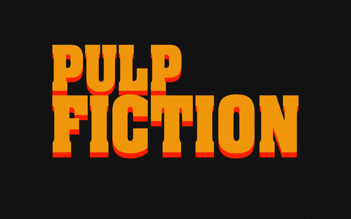 Pulp Fiction Title Wallpaper