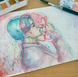 JIMIN WATERCOLOR | BTS fanart