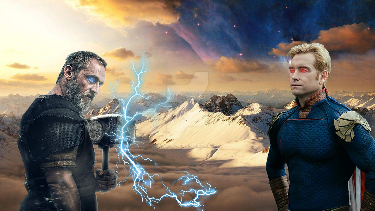 Valhalla Thor Vs Homelander by Justiceavenger on DeviantArt
