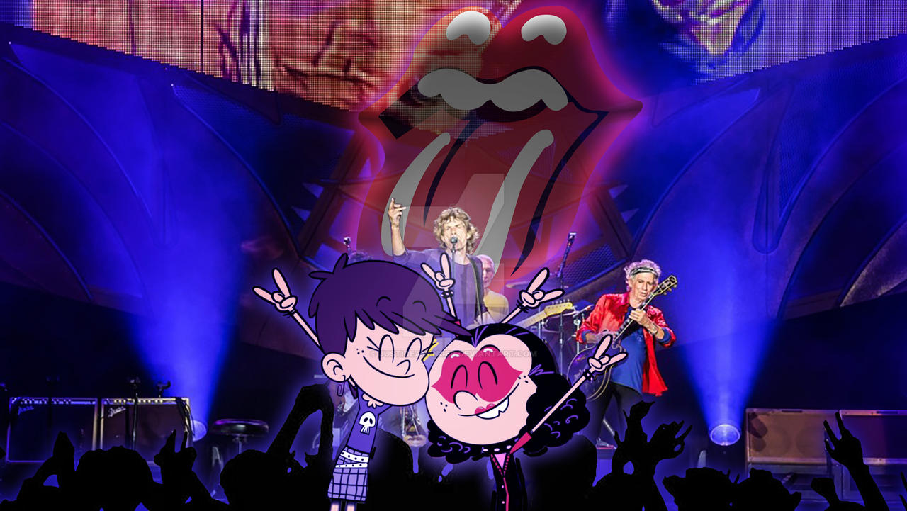 Luna and Lincoln Loud with the Rolling Stones by Justiceavenger on  DeviantArt