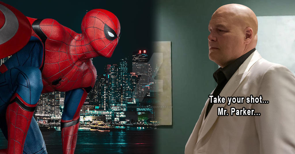 Spider-Man vs Wilson Fisk by Justiceavenger on DeviantArt