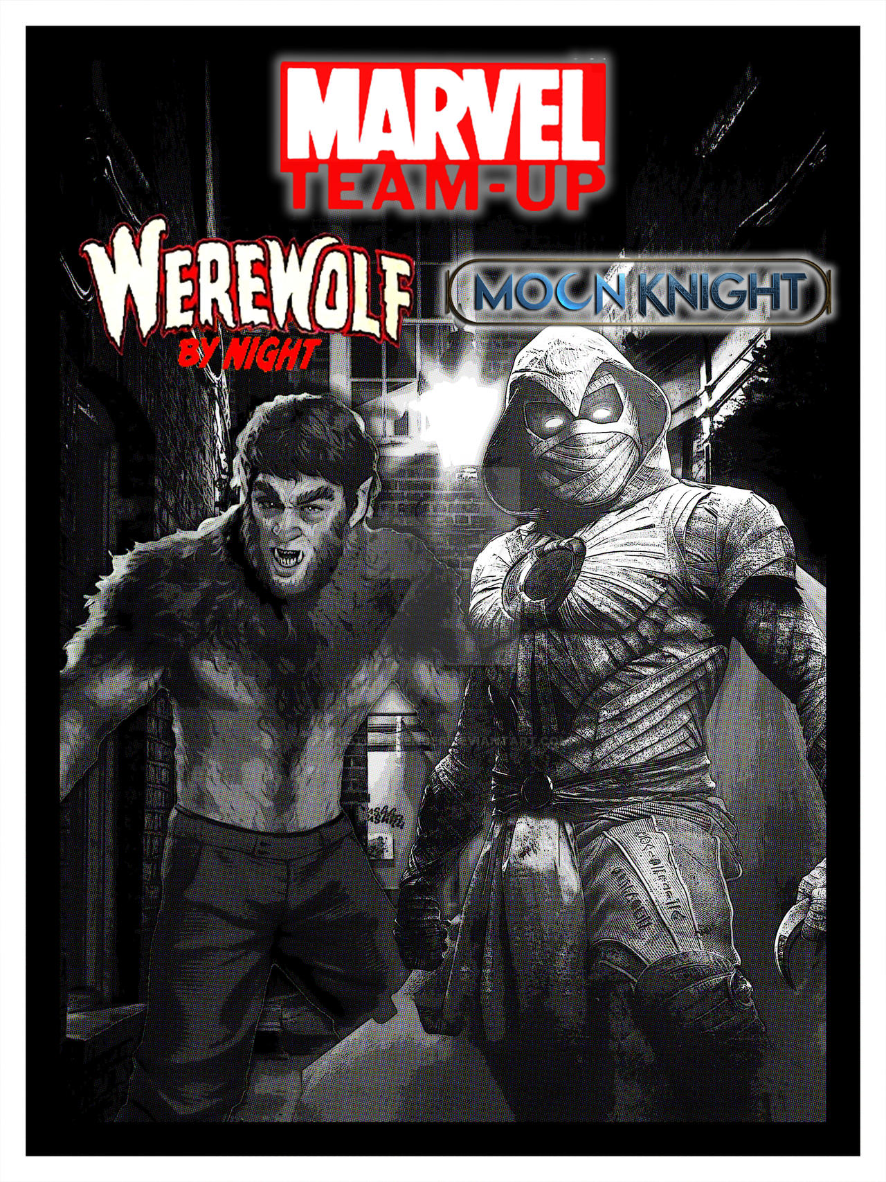 Marvel Team Up: Moonknight / Werewolf By Night by Justiceavenger on  DeviantArt