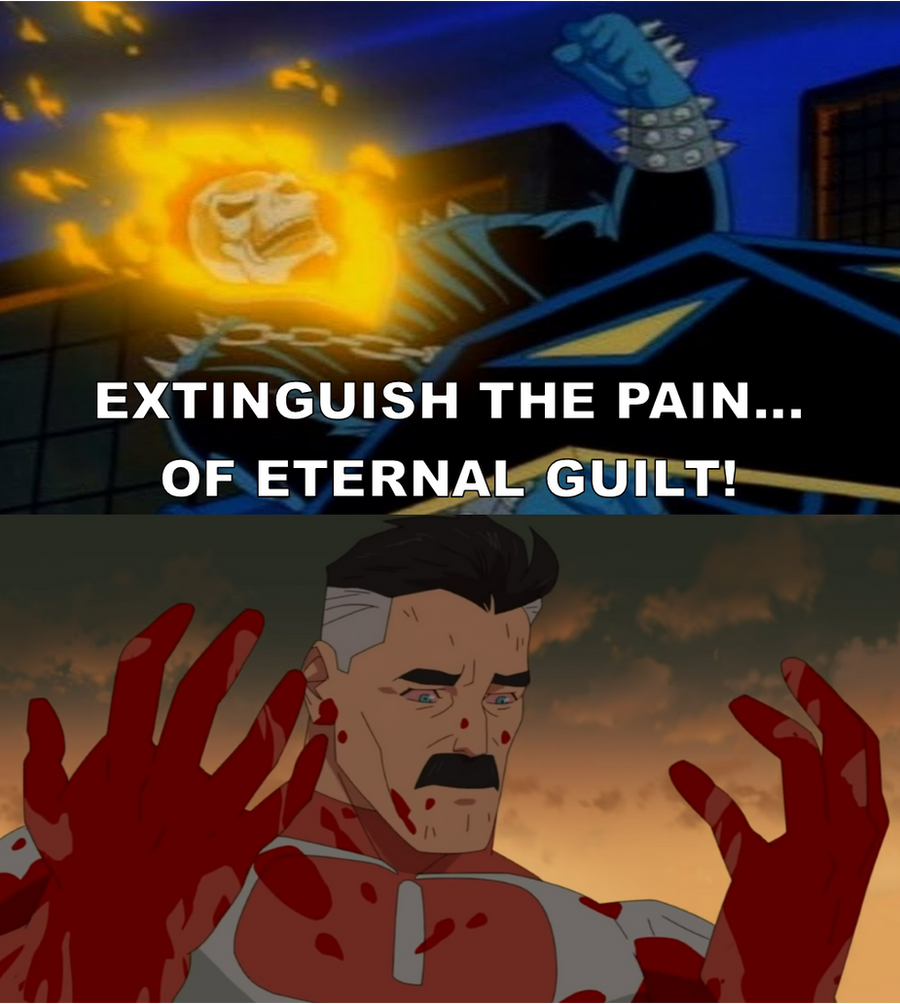 Guilt Riders Ghost Rider guilt riddens Omni Man by Justiceavenger on DeviantArt