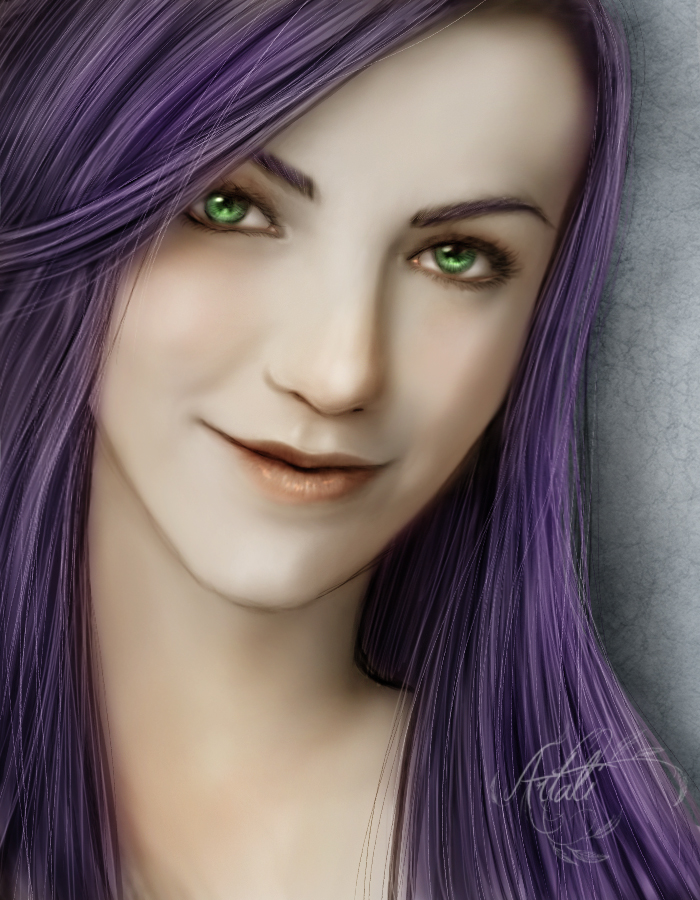 Ashley Portrait - CM by Artali-Artist