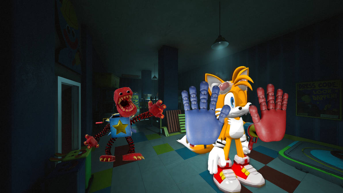Tails! Behind you! Tails in project playtime 1 by YTOxfmrodeXSide222 on ...