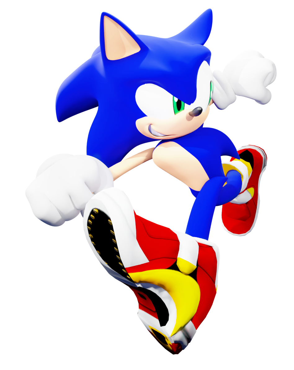 Custom SA2 Hyper Sonic Render II (All by me) by InfiniteDXI on DeviantArt