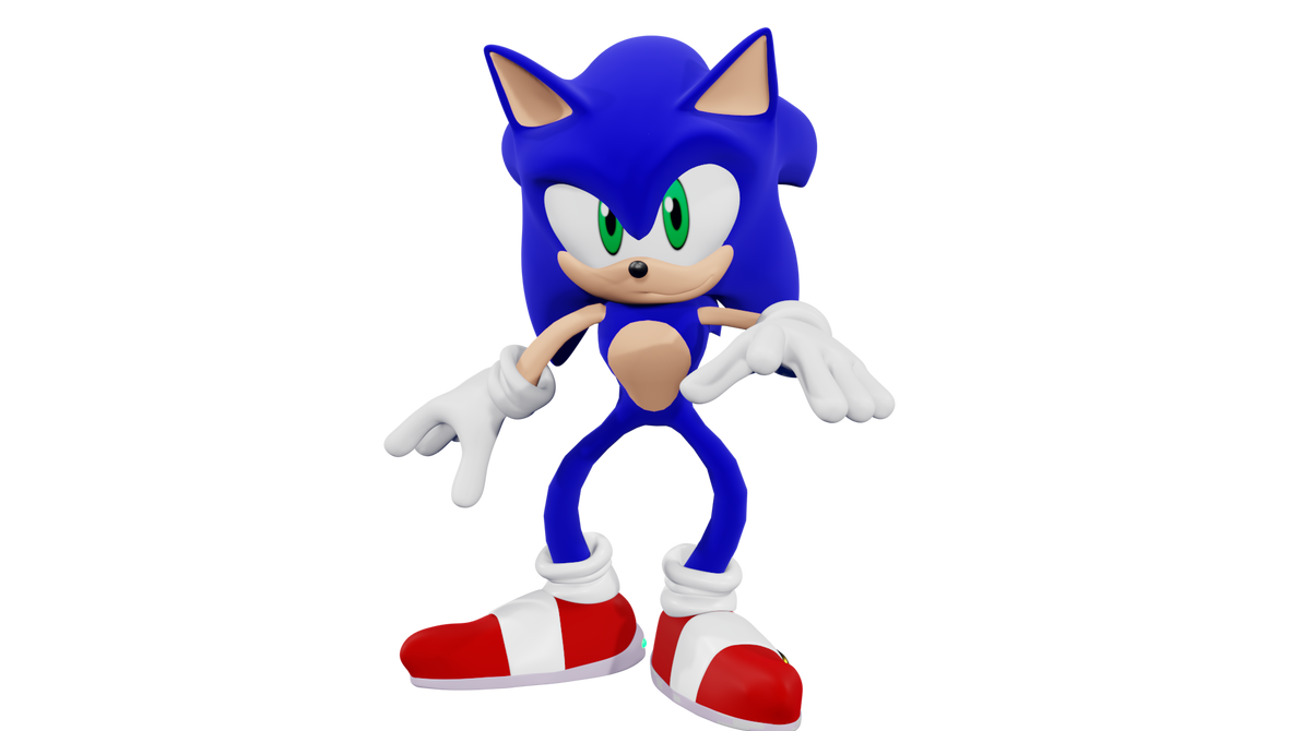 Sonic Adventure DX Pose Render Recreated by ExtendedSteam on DeviantArt