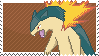 Typlosion Stamp by Kevfin