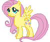 MLP Fluttershy Sprite by Kevfin