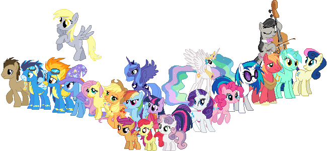 MLP Pony Series Sprites