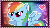 Rainbow Dash Stamp by Kevfin