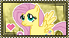 MLP Fluttershy Stamp by Kevfin