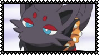 Zorua Stamp 3 'Not Amused' by Kevfin