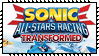Sonic All Star Racing Transforme Stamp
