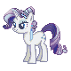 MLP Crystal Series : Rarity by Kevfin