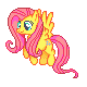 MLP Sprites S2 - Fluttershy (New Version)