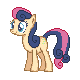 MLP Sprites S2 - Bon Bon by Kevfin