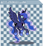 MLP FiM Sprite Series GX 7 - Princess Luna