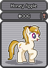 MLP OC Sprite Series GX 6 - Honey Apple