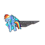 Quick Sprite Tests - Rainbow Dash