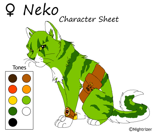 Neko Character Sheet