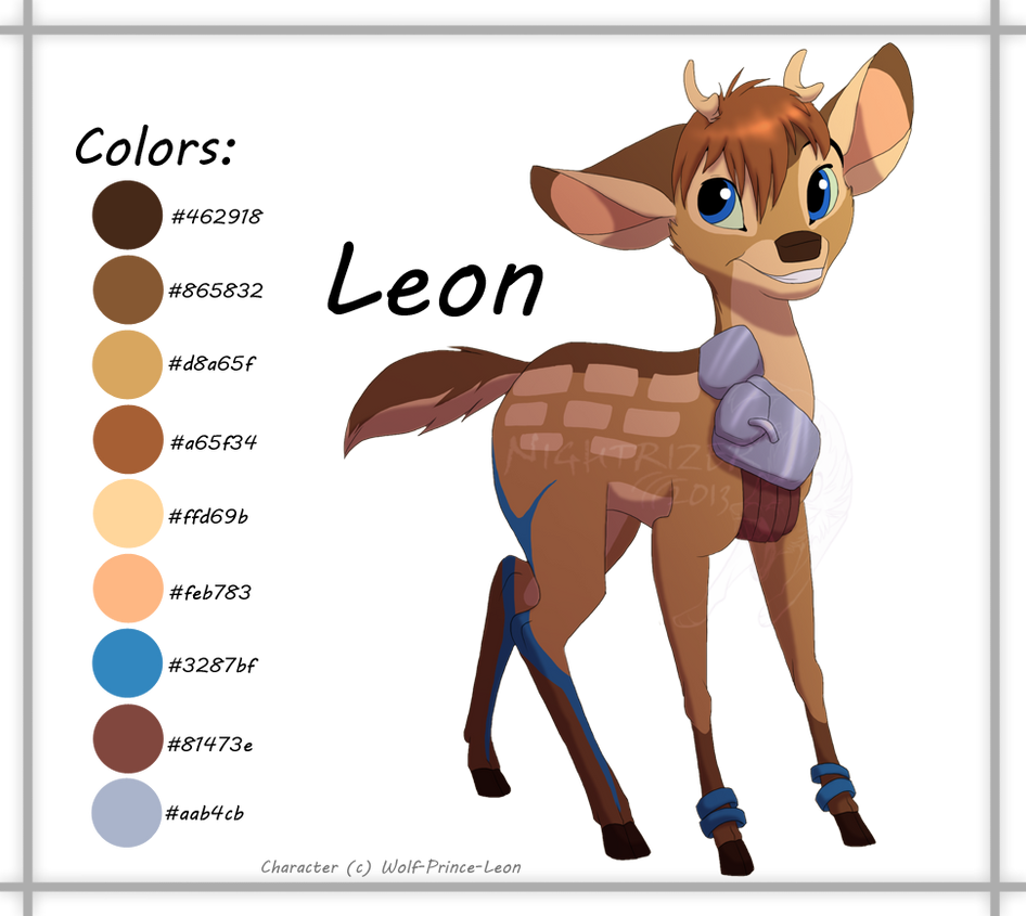 Leon Ref Sheet by Nightrizer on DeviantArt