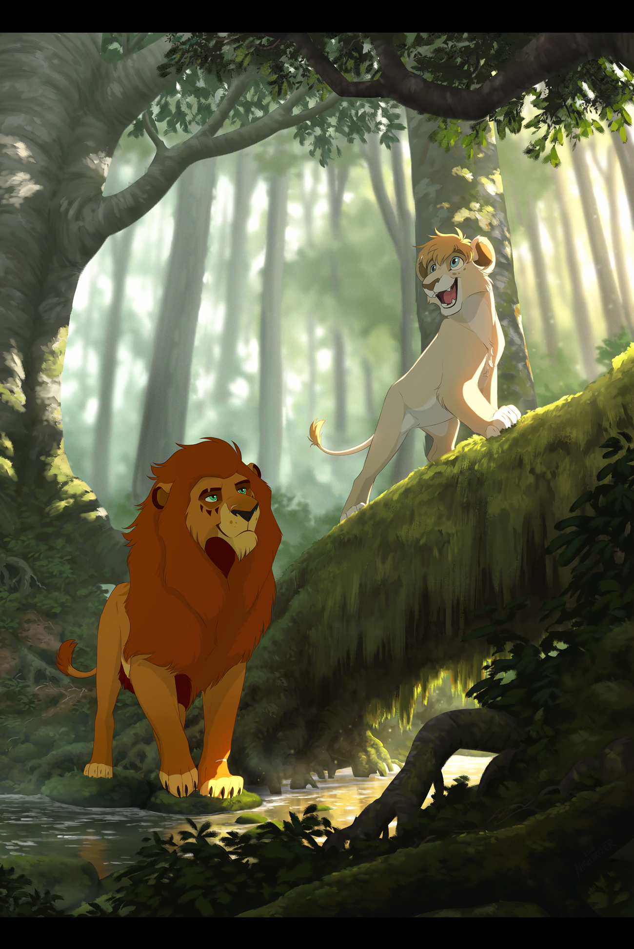 Exploring the Forest by Nightrizer