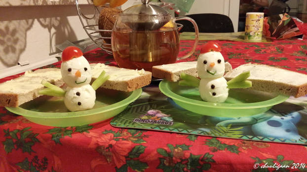 snowmen to eat