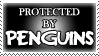 .Stamp. Protected by Penguins