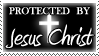 .Stamp. Protected by Jesus by KillMePleaseGod