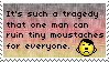 .Stamp. Tiny Moustaches by KillMePleaseGod