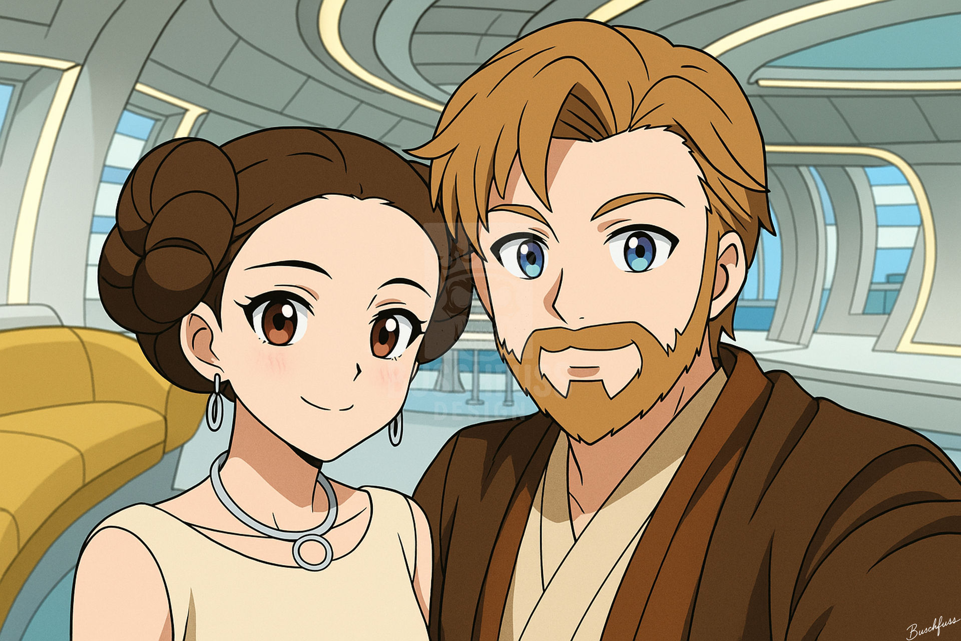 Obidala 21013-4K Star Wars - Padme and Obi-Wan by Buschfuss on DeviantArt